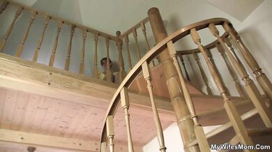 Busty step mom fucks boyfriend until wife finds them