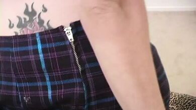 She gives a long handjob before he cums on her face