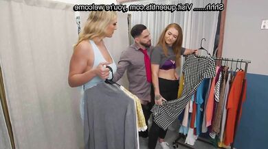 Some hot fucking in the dressing room