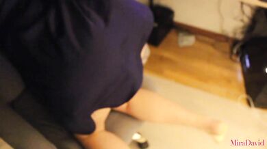 Amateur Teen Model Mira -  Incredible blowjob after shower and fuck