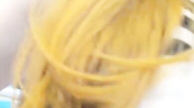 Cute teen camgirl playing in the kitchen loves tip vibe