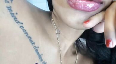 Busty Latina Camgirl with great sexy body gets naked and plays Awesome Ass and Smooth Pussy