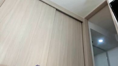 Busty Latina Camgirl with great sexy body gets naked and plays Awesome Ass and Smooth Pussy