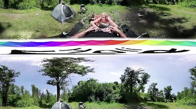 A secluded picnic with a relaxing blowjob