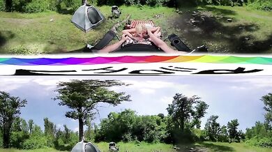 A secluded picnic with a relaxing blowjob