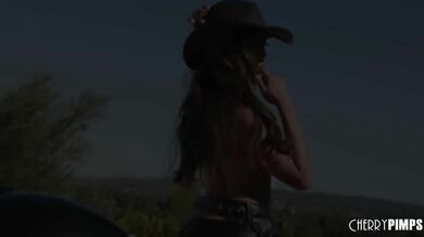 Cherrypimps: Natural Big Tits Asian Alexia Anders Rides Cowgirl