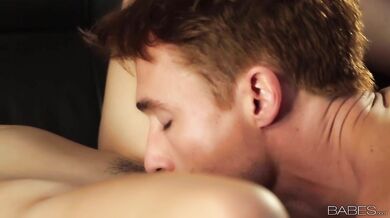 Passionately kissing Natasha Malkova makes her blowjob good