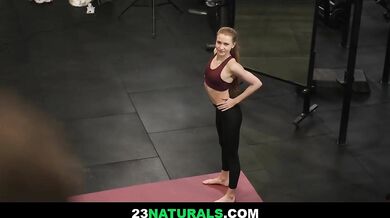 21Naturals: Small titty Ivi Rein's gym anal sex on PornHD