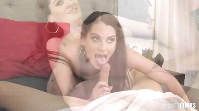 Cherrypimps: Mature Brunette MILF Aria Khaide Takes A Big Cock From