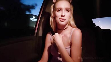 Amateur blonde teen ambushed anally in an interracial BBC experience