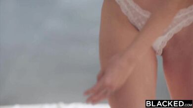 BLACKED Naughty Jazmin has pre-party fun with hottie Troy on PornHD