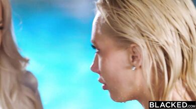 BLACKED Sexual Blondes Elsa Jean & Ivy Wolfe share huge BBC on PornHD