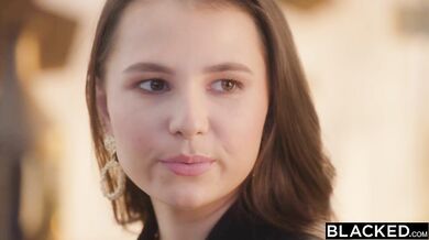 Blacked: Petite cutie Liz Jordan gets BBC creampie on Blacked
