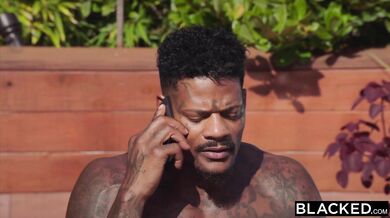 Voluptuous blonde Skye Blue got Blacked Hard