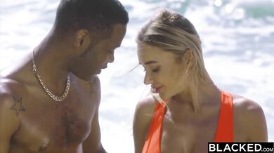 BLACKED Seductive Blonde Venera Maxima gets DPed by 2 huge BBCs on PornHD