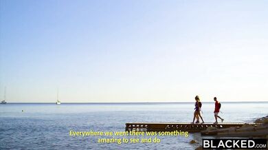 BLACKED Curvy European Teen's Outdoor BBC Ride