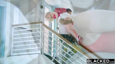 Big Black Cock in Tiny Freshman Chick