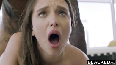 Nice teen Izzi Lush getting obliterated by a huge BBC