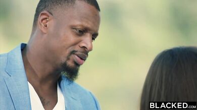 Abella sucks black dick to get famous
