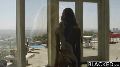Alluring Allie Rae eager for her first black erection