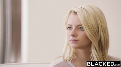Cute cheater rides a BBC to boost her BF's career