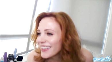 Hot Redhead Maitland Ward Webcam Masturbation With Toy
