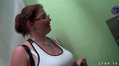 Big tits French slut amateur casting